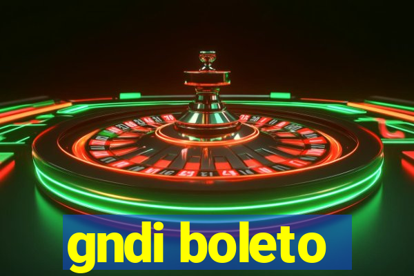 gndi boleto